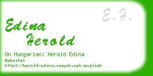 edina herold business card